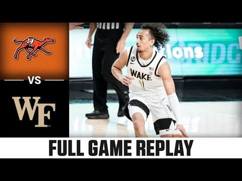 Campbell vs. Wake Forest Full Game Replay | 2025-26 ACC Men's Basketball