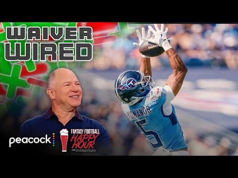 Week 4 waiver wire WRs: Ayomanor, Tucker, Mooney | Fantasy Football Happy Hour | NFL on NBC