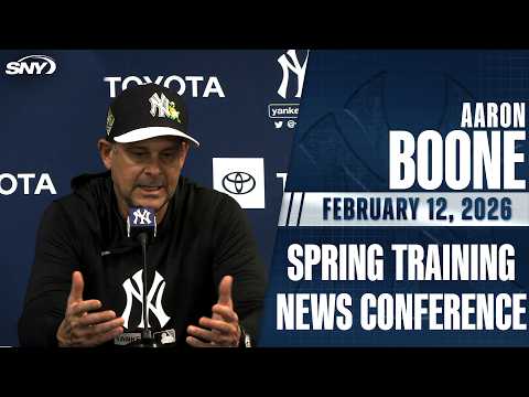 Yankees manager Aaron Boone on Cam Schlittler's mid-back inflammation