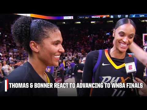 'We're ready for this moment!' - Alyssa Thomas & DeWanna Bonner react to advancing to WNBA Finals