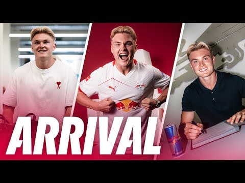 Welcome, Conrad Harder! | Deadline Day Arrival at RB Leipzig | Behind the Scenes
