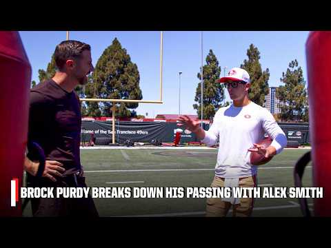 Brock Purdy breaks down his ability to pass in tight windows with Alex Smith | NFL Countdown