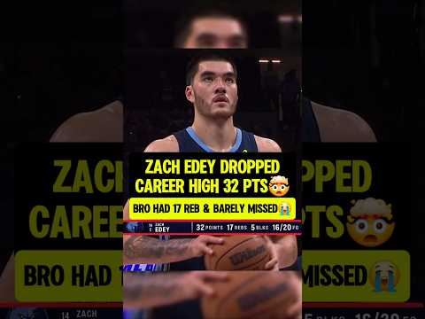 Zach Edey Career high 32pts & 17 Rebs๐ฝ