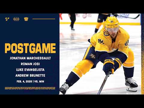 Marchessault, Josi, Evangelista & Brunette - Postgame: Feb. 4, 2026