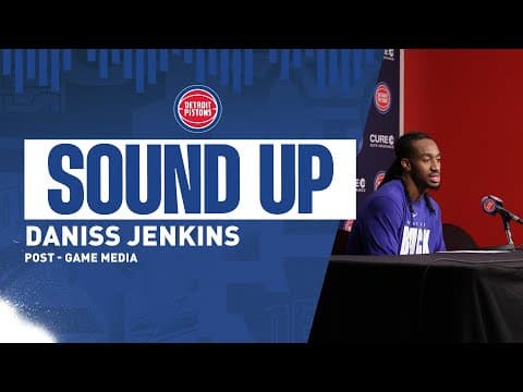 Post-Game Press Conference: Daniss Jenkins | Pistons vs. Knicks | 02.06.26 #nba #pistons