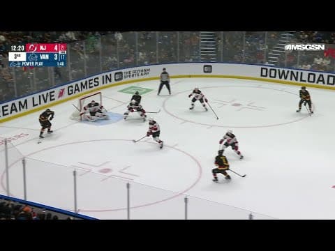 Jacob Markstrom 3rd Regulation Period Top Goalie Saves