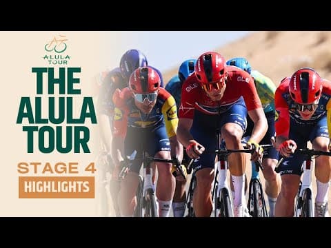 PELOTON SPLIT! | AlUla Tour 2026 | Stage 4 | Highlights