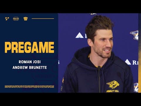 Roman Josi & Andrew Brunette Pregame: Feb. 2, 2026