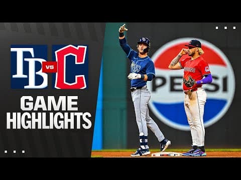 Rays vs. Guardians Game Highlights (8/25/25) | MLB Highlights
