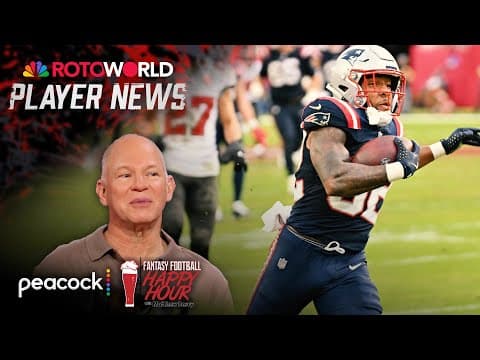 How will Patriots use TreVeyon Henderson, Stevenson? | Fantasy Football Happy Hour | NFL on NBC