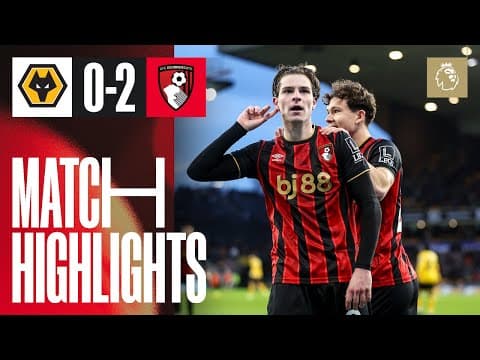 Kroupi nets WORLDIE and Scott nets off Rayan ASSIST | Wolves 0-2 AFC Bournemouth