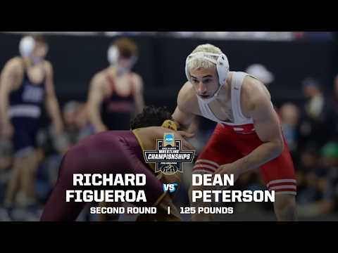 Richard Figueroa vs. Dean Peterson: 2025 NCAA wrestling second round (125 lbs.)