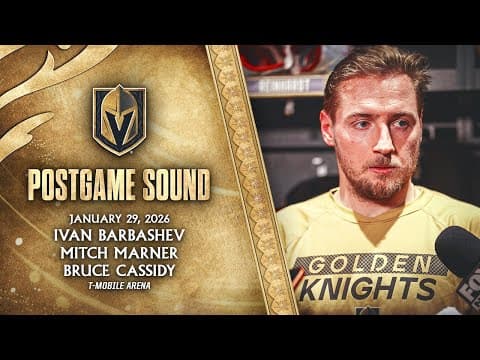 π₯ POSTGAME SOUND: Barbashev, Marner & Cassidy