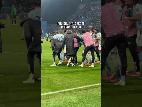 POV: David scores in front of you πβ #shorts #juventus #football