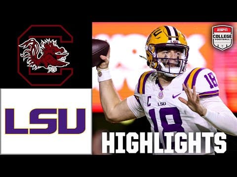 South Carolina Gamecocks vs. LSU Tigers | Full Game Highlights | ESPN College Football