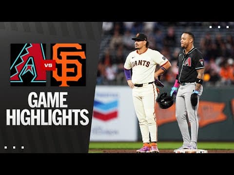 D-backs vs. Giants Game Highlights (9/8/25) | MLB Highlights