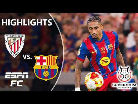 DOMINATION πΏ Athletic Club vs. Barcelona | Spanish Supercopa Highlights | ESPN FC