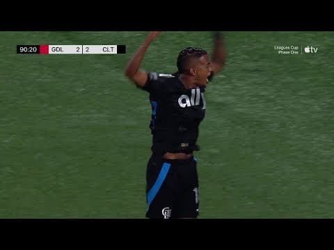 STOPPAGE TIME EQUALIZER!! Kerwin Vargas Goes Near Post for @Charlotte.F.C