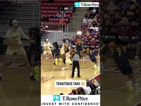 Dai Dai Ames has no fear driving to the cup 😮💨 #collegebasketball #accbasketball #cal #basketball