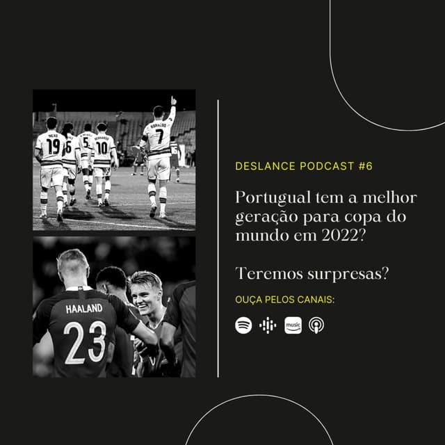 Deslance Podcast #6 - Portugual tem a melhor geração para copa do mundo em 2022? Teremos surpresas?
