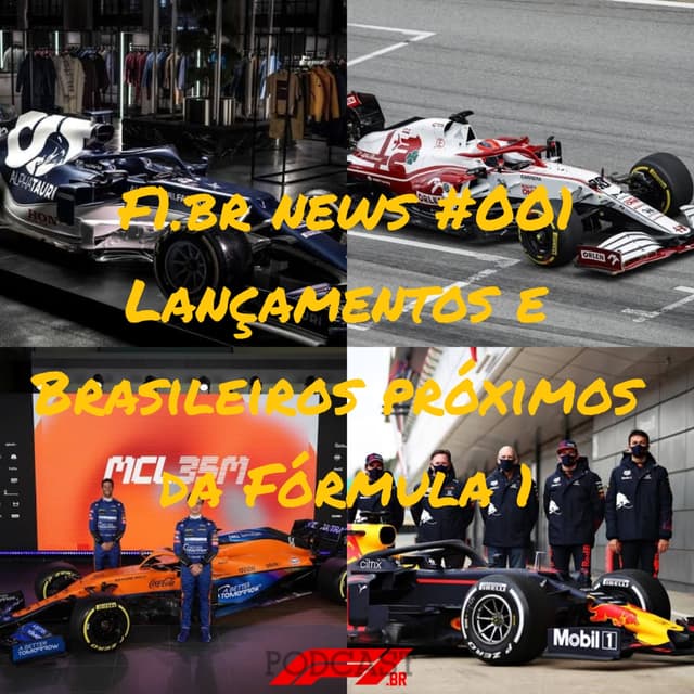 Novos carros e brasileiros próximos a Formula 1 - F1.br News - F1.br_podcast #002