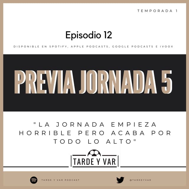 Una de cal y otra de arena (Previa J5)