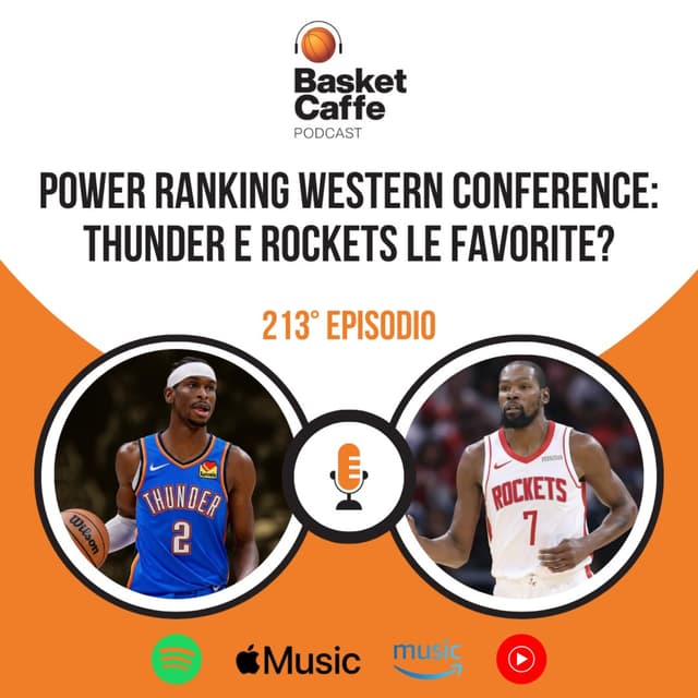 NBA 2025-26 Preview: il Power Ranking della Western Conference