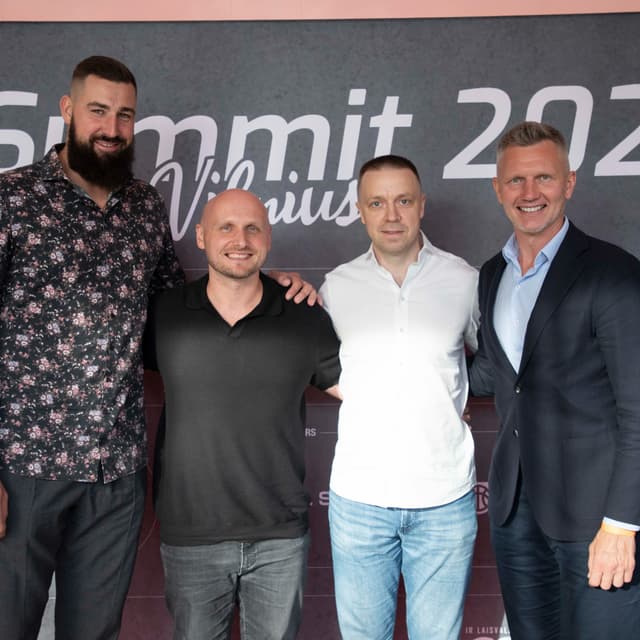 B8 Summit 2025 Vilnius: ROUND-TABLE DISKUSIJA (LT) - J.Valanciunas, P.Motiejunas, T.Okmanas, R.Kaukenas