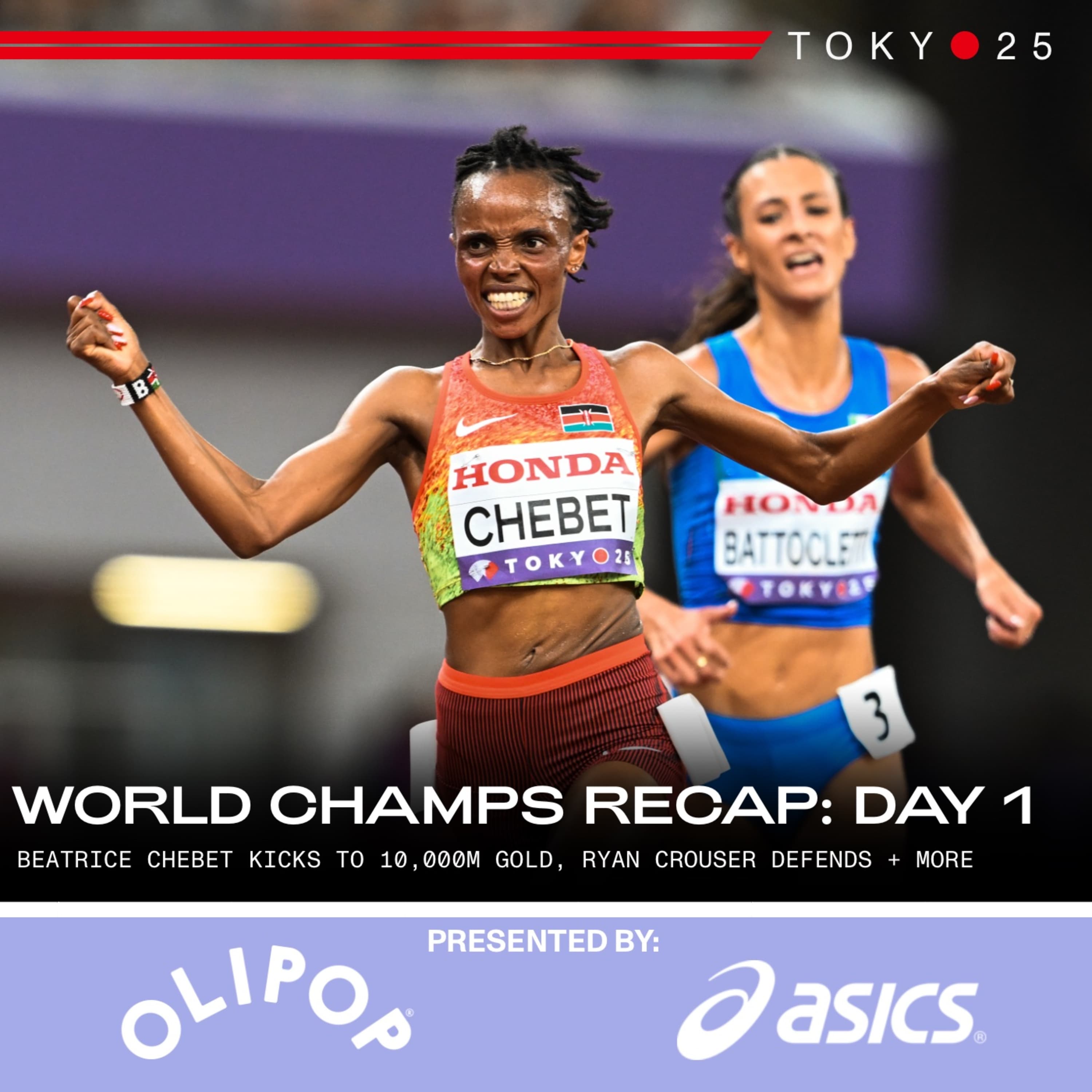WORLD CHAMPIONSHIPS DAY 1 RECAP: BEATRICE CHEBET KICKS FOR GOLD, NOAH LYLES VS. JAMAICA IS ON, RYAN CROUSER EARNS HIS 10TH MEDAL