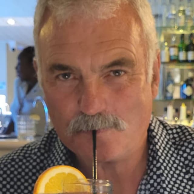 The much-travelled DON TOPLEY...