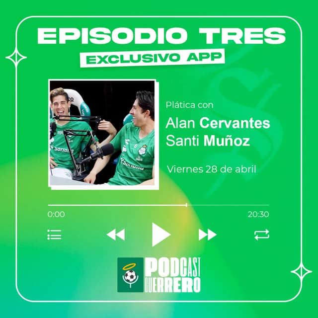 Alan Cervantes y Santiago Muñoz | Podcast Guerrero #Episodio3