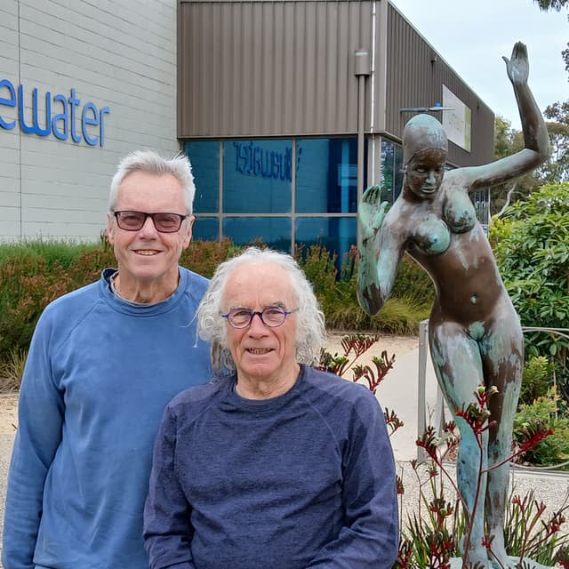 Shark Bait Swimming in Australia, with Tony Forbes and Col Ritchie