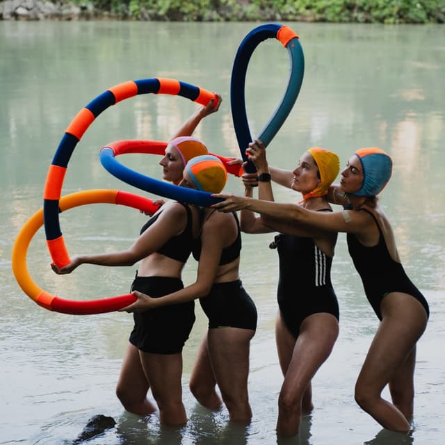 Amelie Schlemmer and the Donaukanal Swimming Club, Vienna