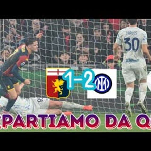 Si ferma la striscia positiva ma il GENOA è vivo. INTER in sofferenza fino in fondo, il GRIFONE c'è!