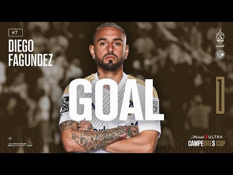 GOAL: Diego Fagundez converts the penalty to give LA Galaxy the lead vs Toluca FC in Campeones Cup