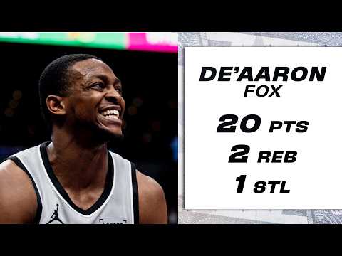 De’Aaron Fox Scores 20 Points | Full Game Highlights