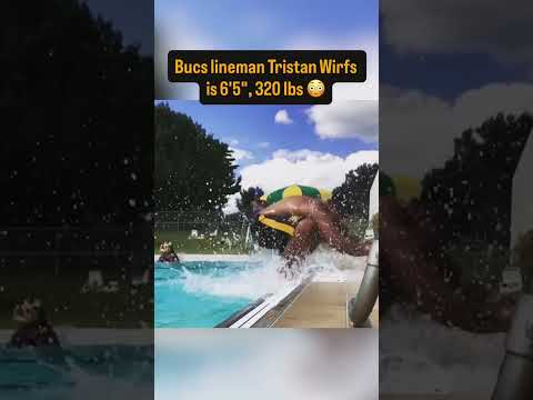 Reminder how athletic NFL offensive linemen are despite their size 😱 (via @tristan_wirfs74/IG)