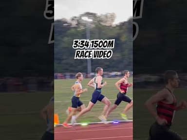 Closing my season with a 1500 win in 3:34 😀 #1500 #5k #threshold