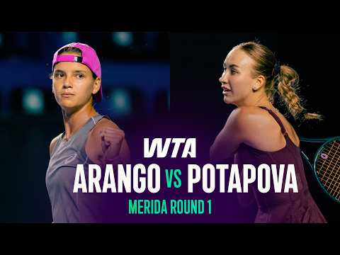 Emiliana Arango vs. Anastasia Potapova | 2026 Merida Round 1 | WTA Match Highlights
