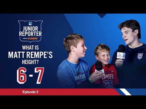 Junior Rangers Reporters Get J.T. Miller to Crack His Best Dad Jokes
