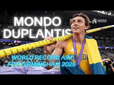 Duplantis' World Record Aim For Birmingham 2026 | Exclusive Interview