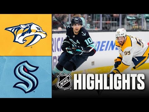 Predators vs. Kraken | NHL Highlights | January 01, 2026