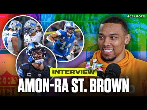 Amon-Ra St. Brown talks NBA All-Star Celebrity game, names the best route runners in NFL