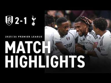🇳🇬 IWOBI STUNNER SEALS THE 3️⃣ | LONDON DERBY VICTORY | FULHAM 2-1 SPURS