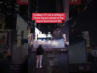 Cadillac will reveal their livery during the Super Bowl on Sunday 🍿 (via cadillacf1/TT)