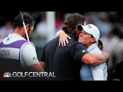 Andrew Novak, Lauren Coughlin surge to lead in Grant Thornton Rd. 2 | Golf Central | Golf Channel