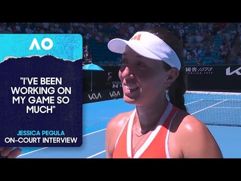 Jessica Pegula On-Court Interview | Australian Open 2026 Third Round
