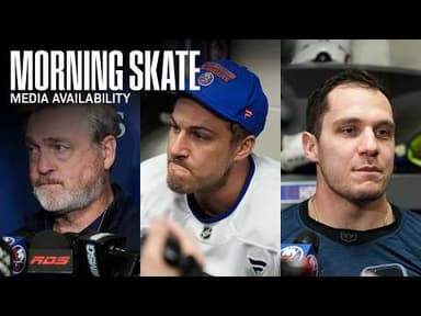 New York Islanders Morning Skate Availability | NYI at MTL