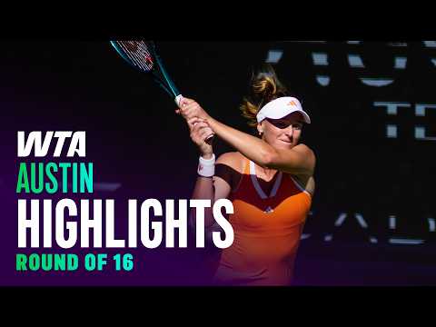 Round of 16 in Austin featuring Krueger, Tomljanovic, Stearns and more | WTA Match Highlights