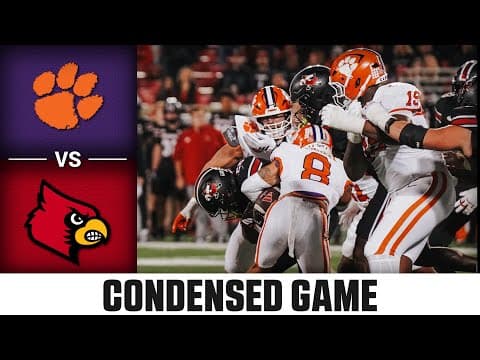 Clemson vs. Louisville Condensed Game | 2025 ACC Football